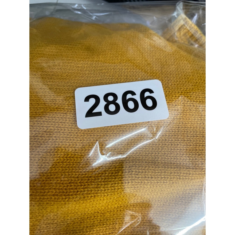 Jeanne Pierre Womens Sweater PM Mock Neck Yellow Cotton Raglan Sleeve Cozy Fall - Picture 10 of 10